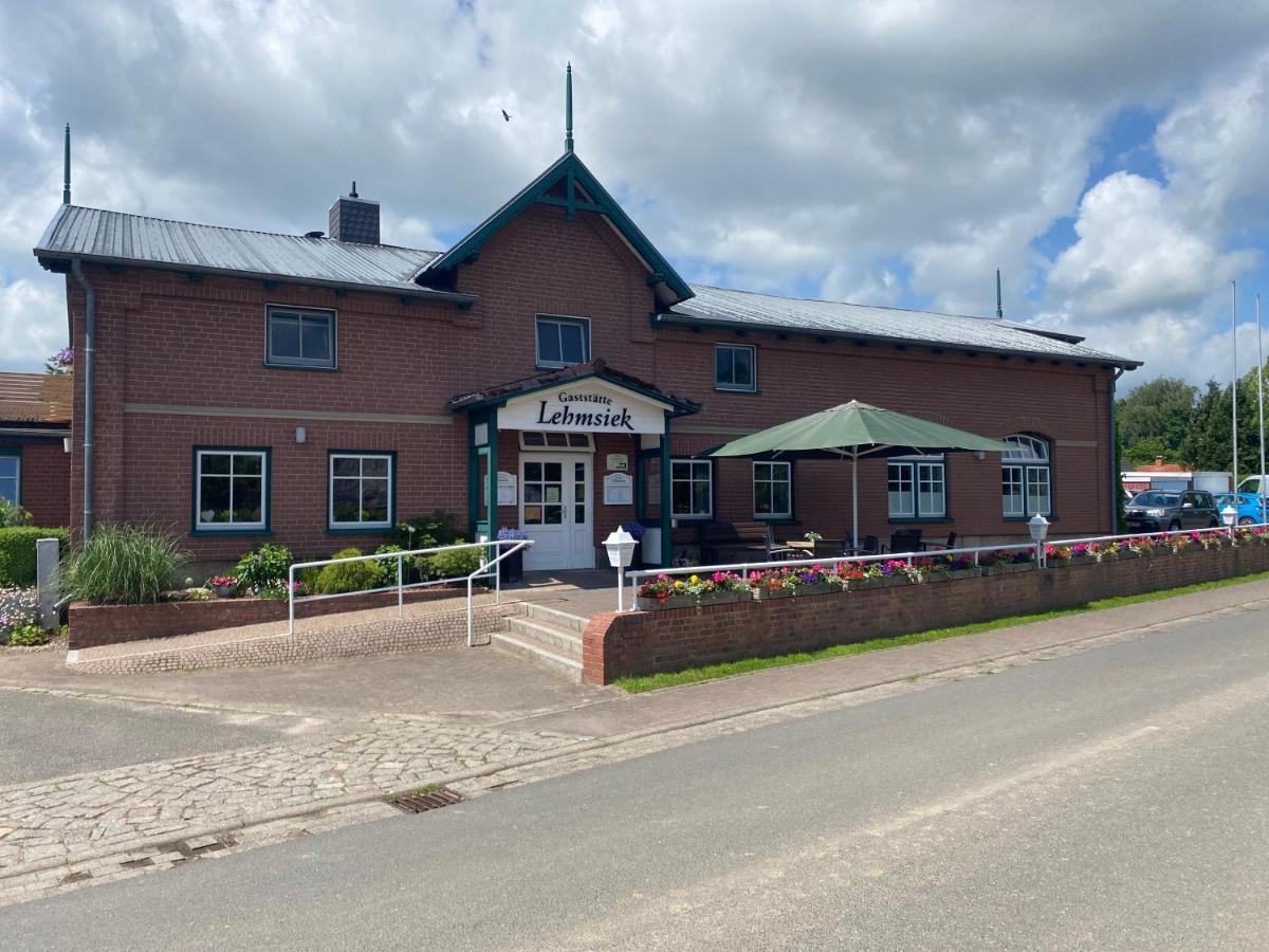 Landgasthof Lehmsiek Haby Bagian luar foto